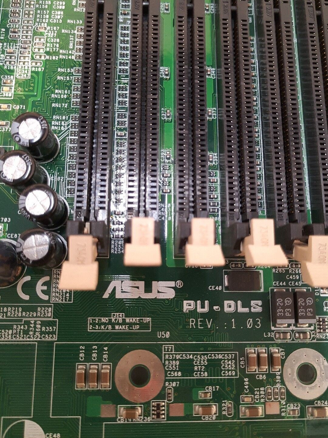 - VINTAGE ASUS PU-DLS DUAL SOCKET 604 SERVER BOARD