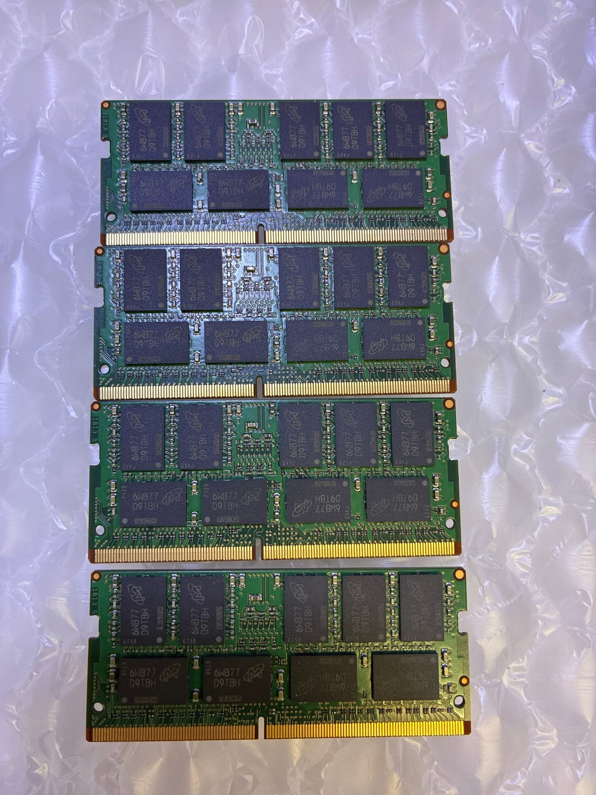 ⚡ 4x Micron 16GB DDR4 ECC SO-DIMM PC4-2400T 2Rx8 MTA18ASF2G72HZ-2G3B1ZK (64GB) ⚡
