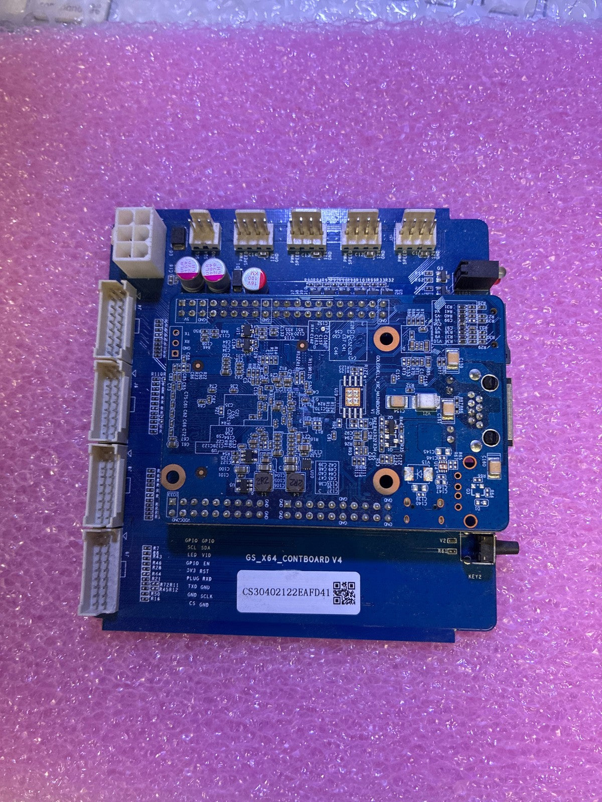 🔥 GS_X64_CONTBOARD V4 Industrial Control Board Blue PCB SN CS30402122EAFD41