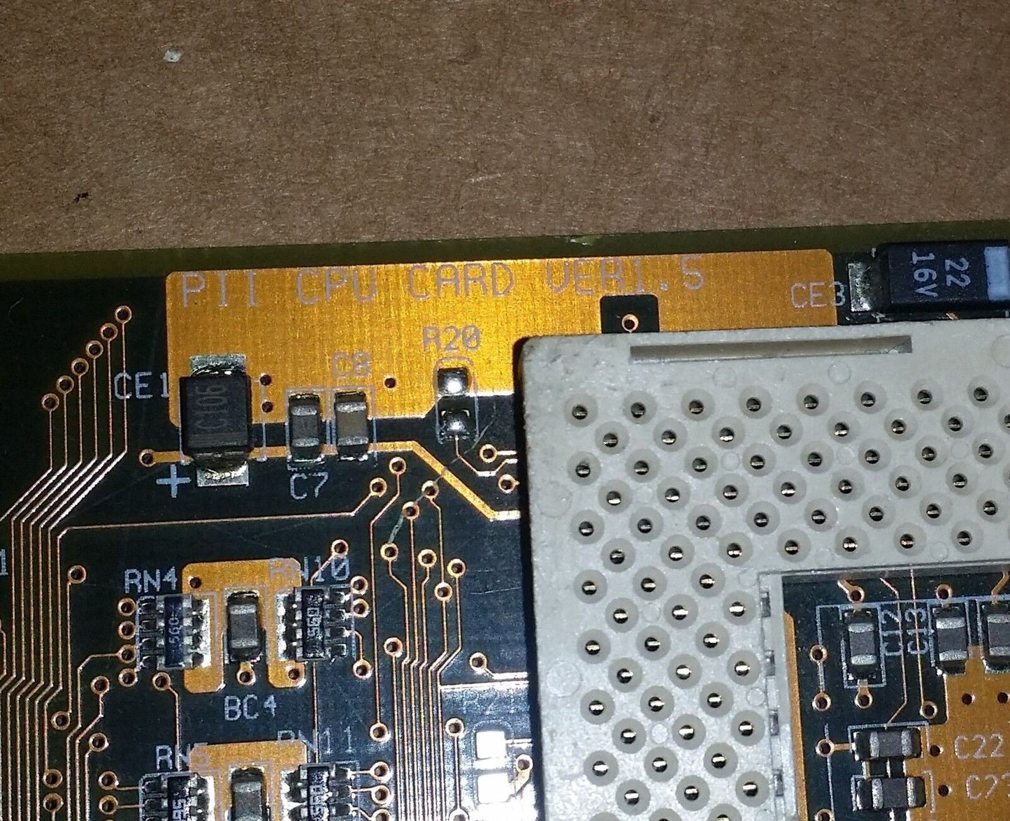 PII 370 CPU Adapter Card Rev. 1.5 Slot 1 to 3