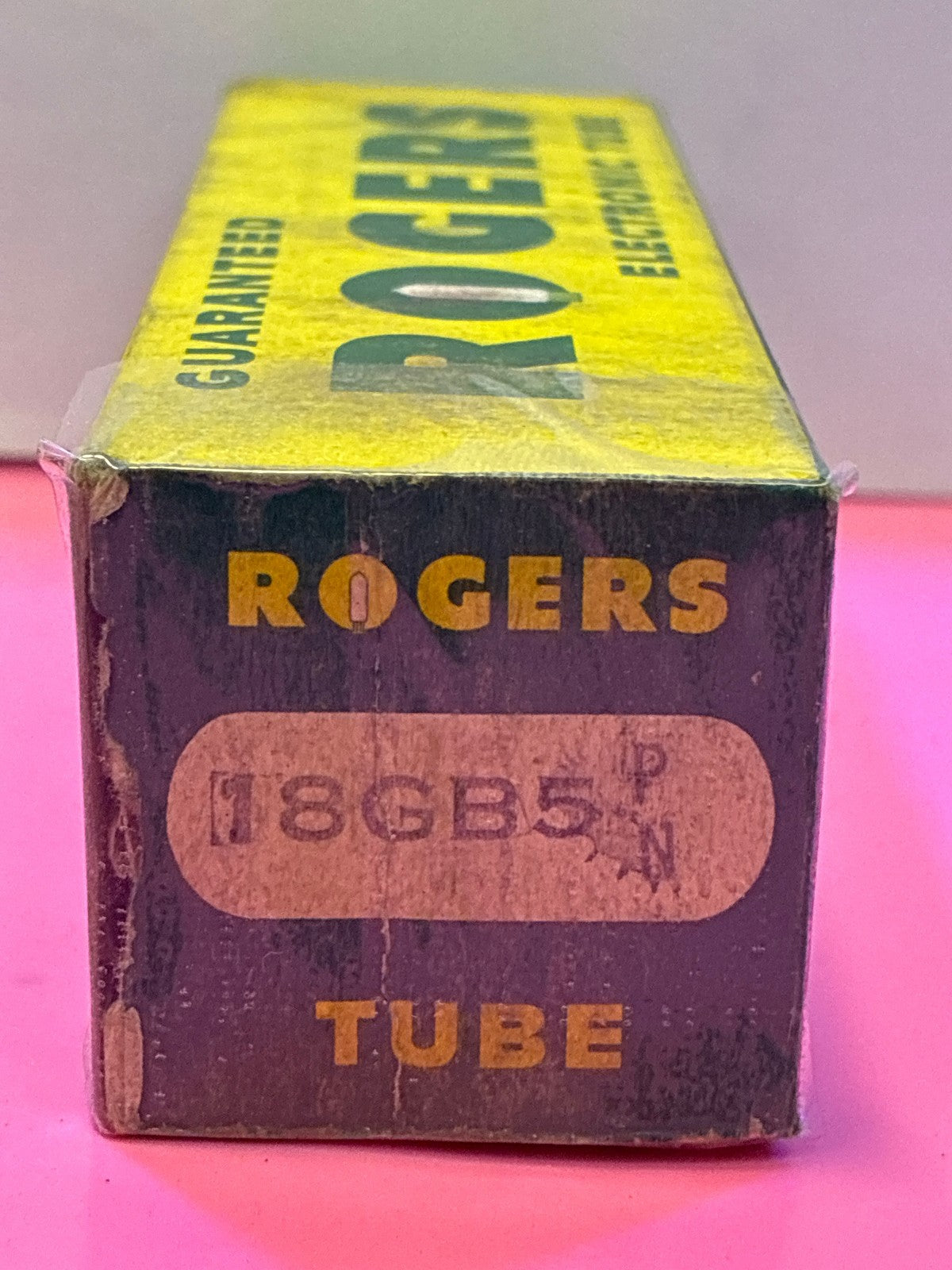 🔥 Rogers 18GB5 Vacuum Tube NOS in Original Box Vintage Electron Tube