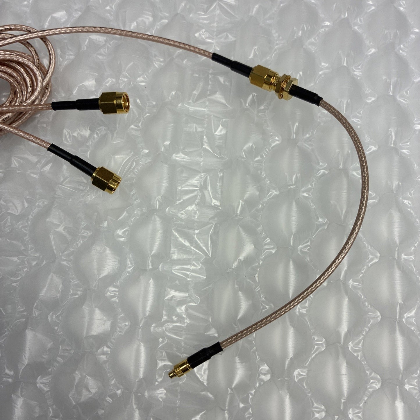🔥 3x RF Coax Cable BNC Male to SMA/Bulkhead Test Lead RG316 Style