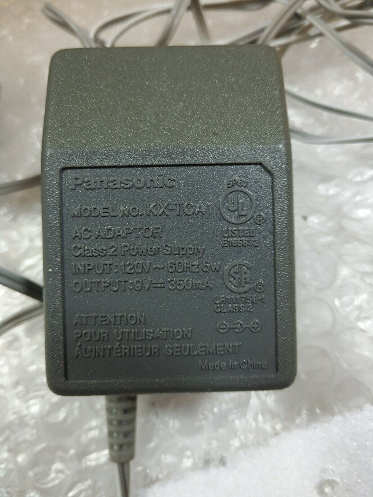 - 5x Panasonic ETYKM288SM Cradle & KX-TCA1 AC Adapter For KX-TD7690 Telephone