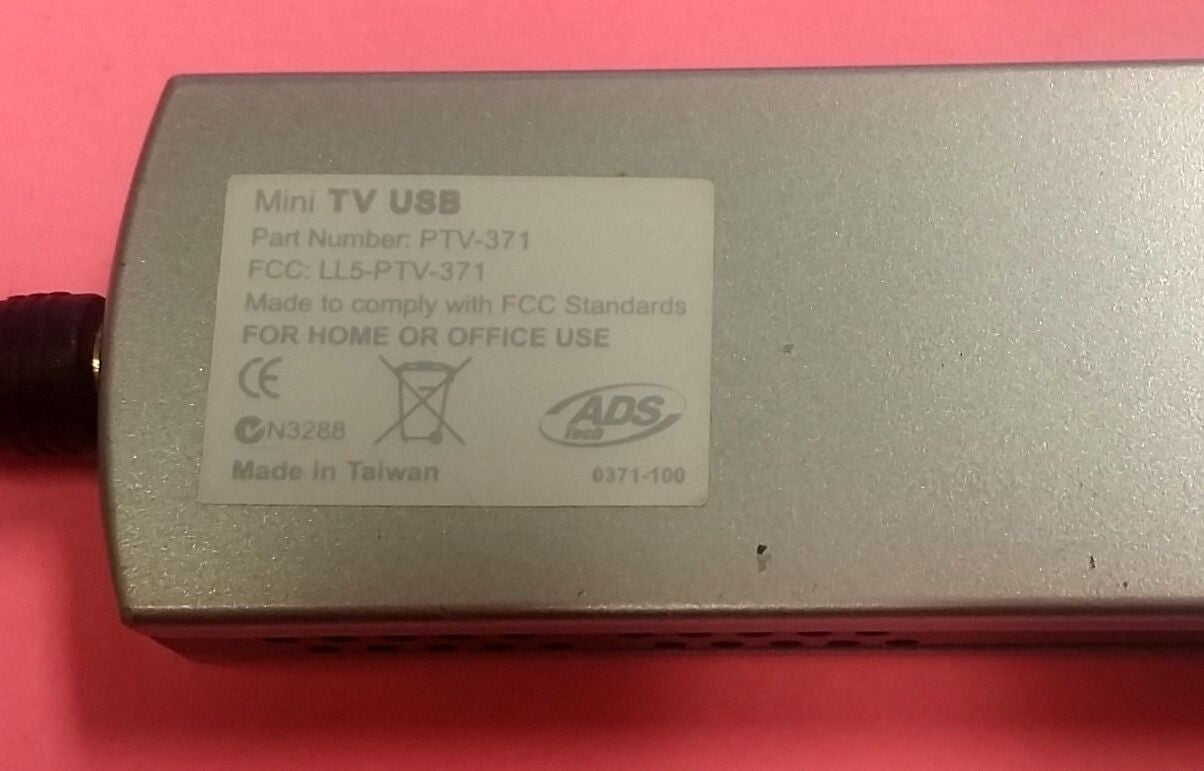 ADS Technologies MiniTV USB TV Tuner