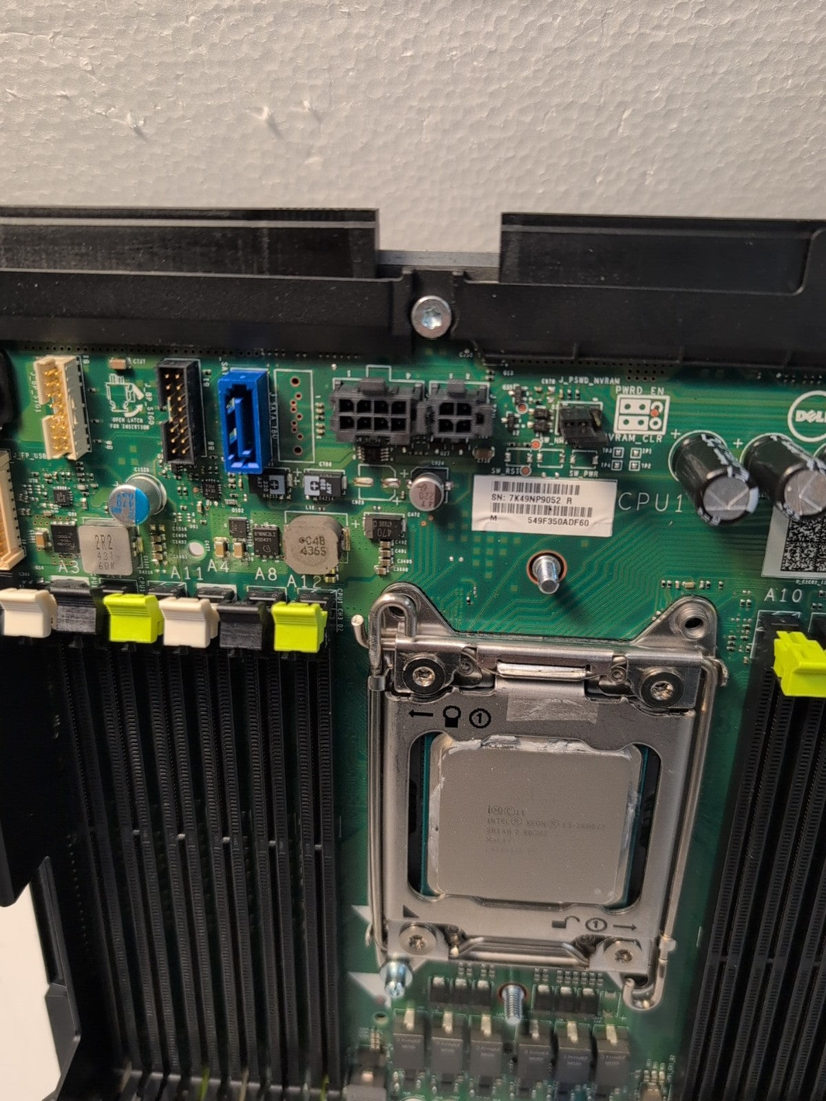DELL 4T3JF XWDCF 46R5M PowerEdge R620 Server Motherboard With 2x E5-2680 V2 CPU-