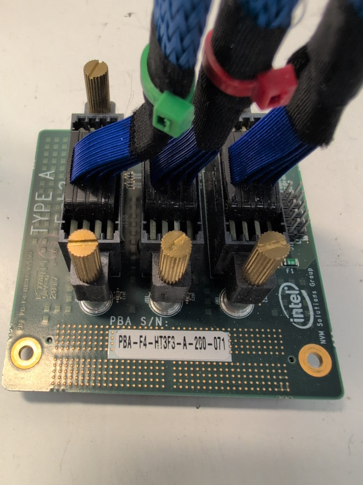 Intel NVM Solutions Type A Prototype Test Interposer PB-F4-HT3F3-A-200 + cable -