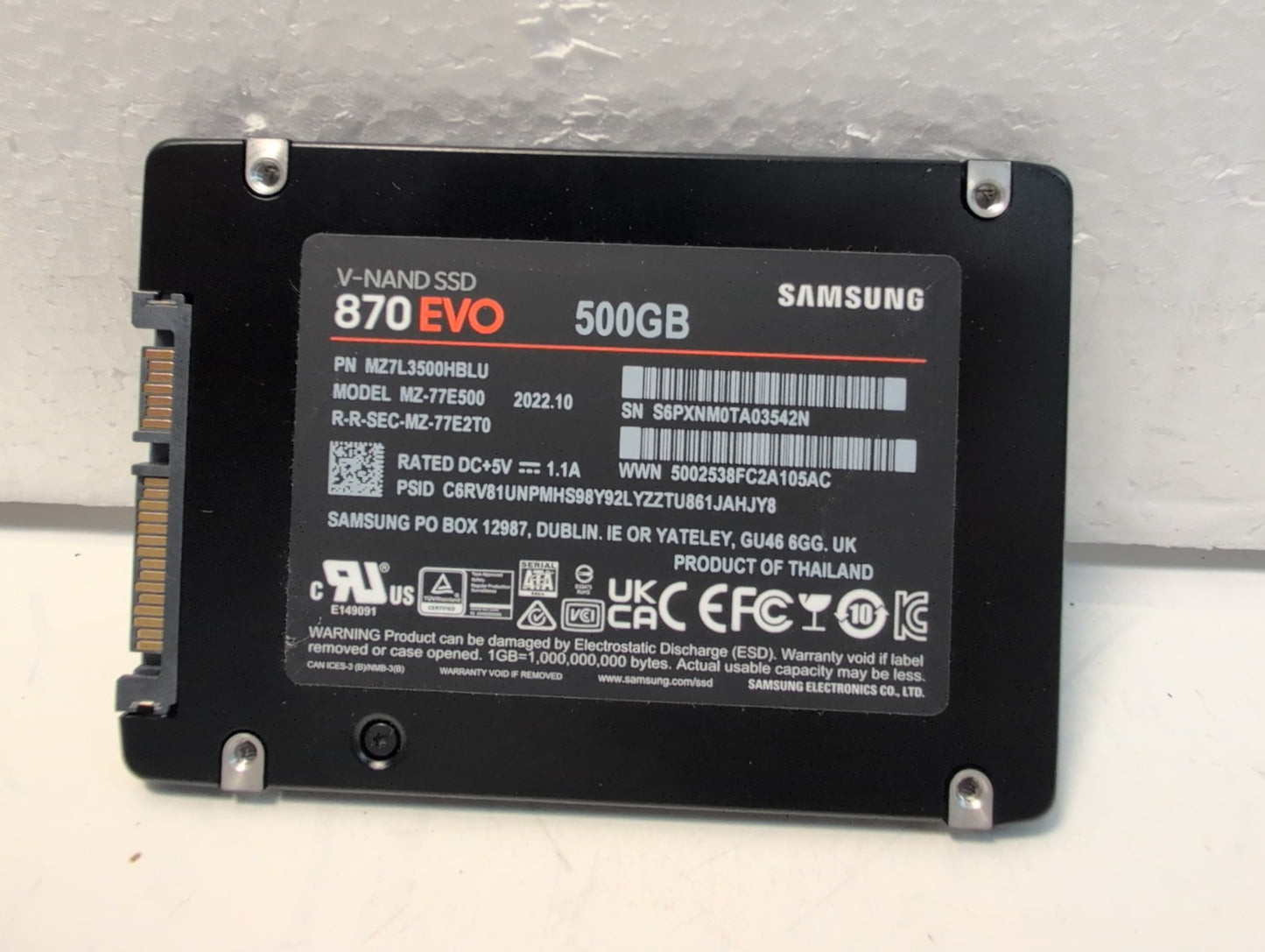 🔥 Samsung 870 EVO 500GB 2.5" SATA Internal SSD Solid State Drive Tested -