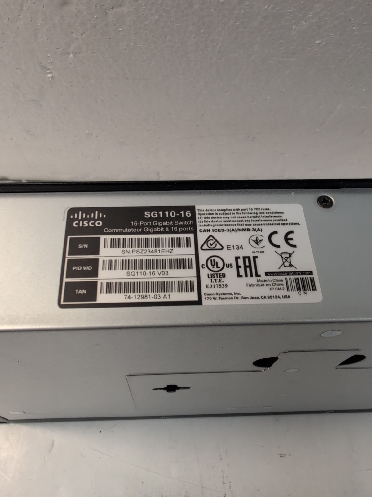 Cisco SG110-16 16-Port Gigabit Network Switch Tested -