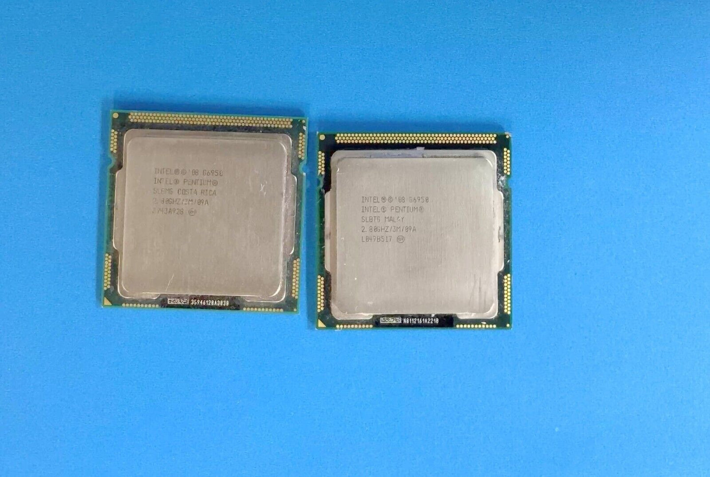 2x Intel Pentium G6950 2.80 GHz 3M Cache Dual Core CPU LGA1156 Processor