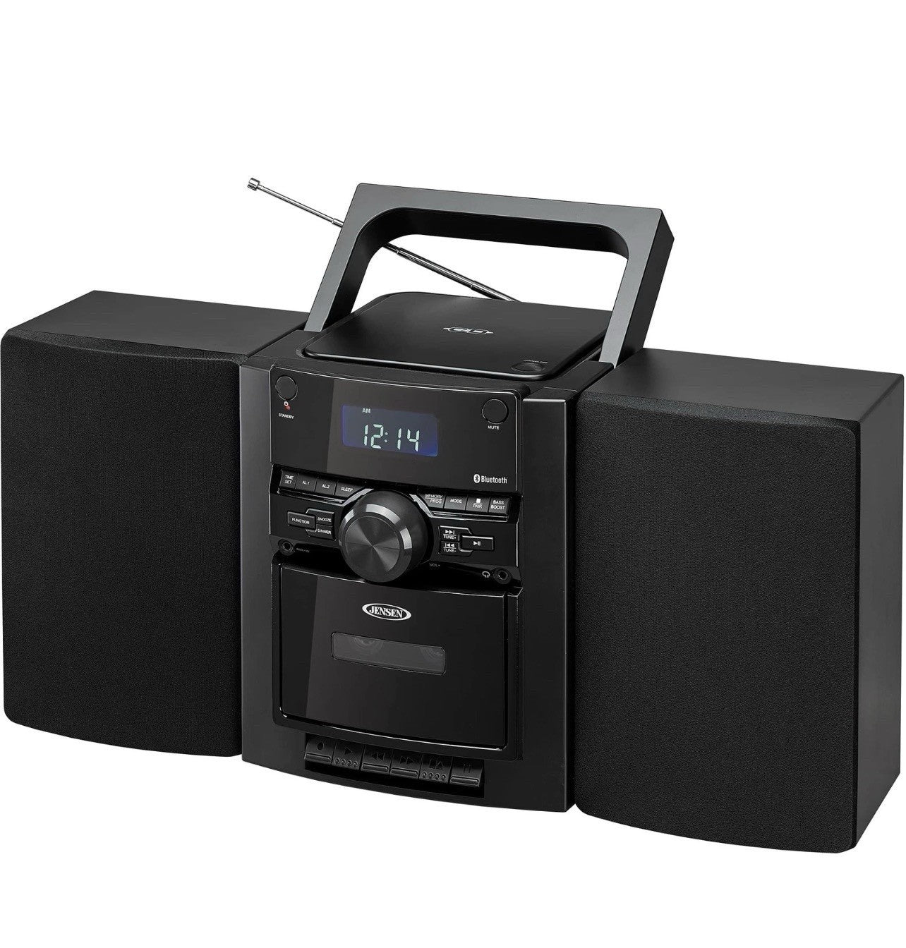 🔥 JENSEN CD-785 Bluetooth Portable CD Music System with One Size, Black