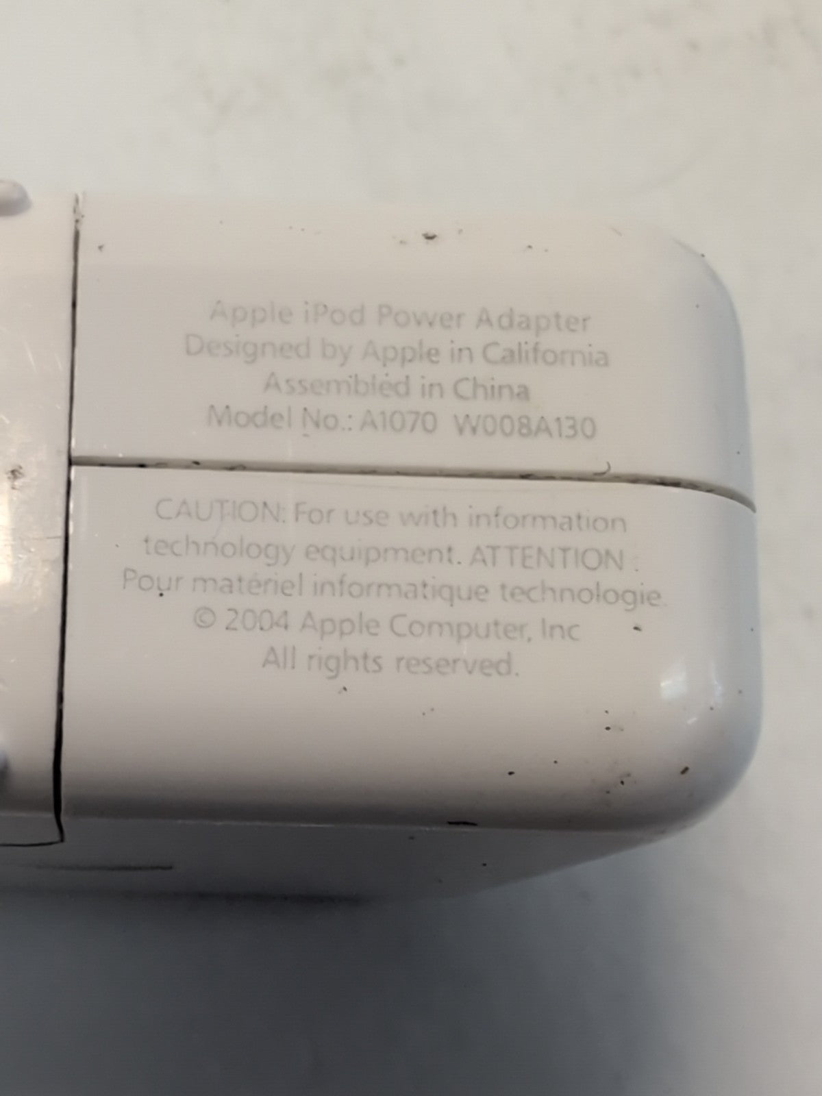 🔥 A1070 1394 Firewire Apple iPod Power Adapter + 1394 Cable -