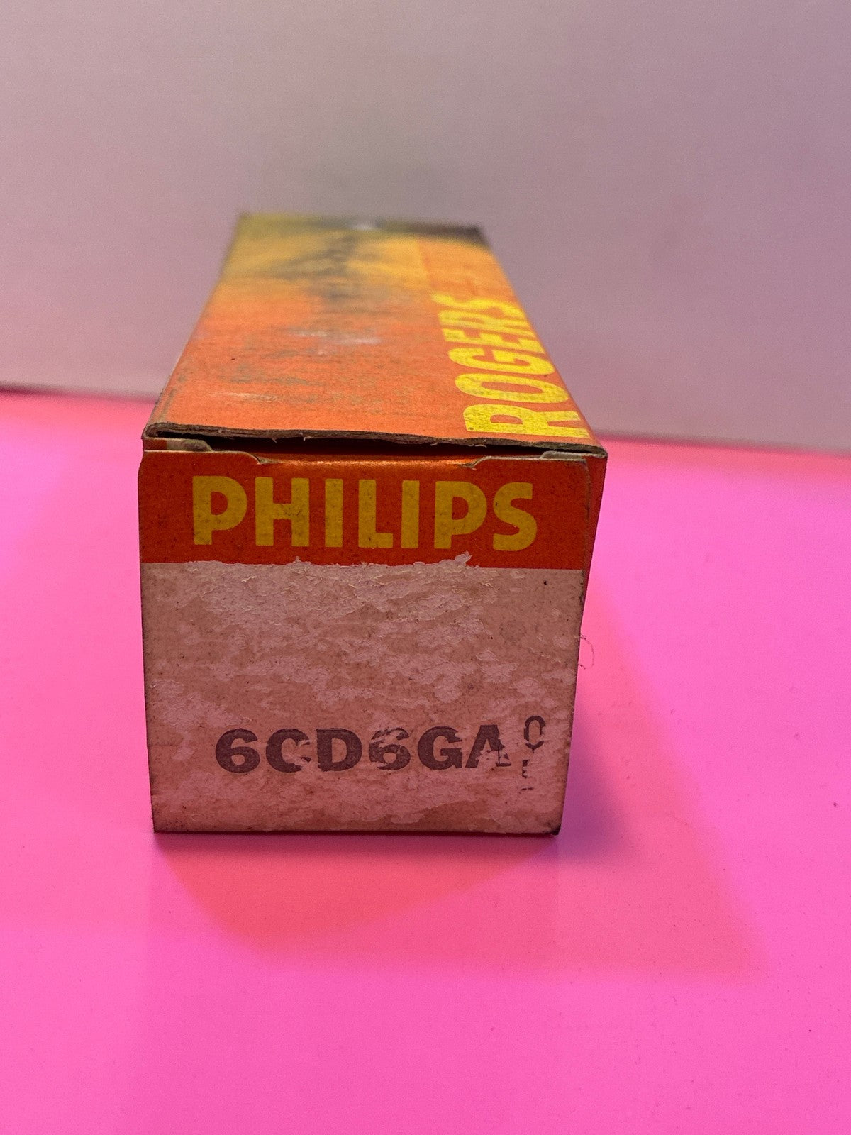 🔥 Philips Rogers 6CD6GA Vacuum Tube Vintage Original Box