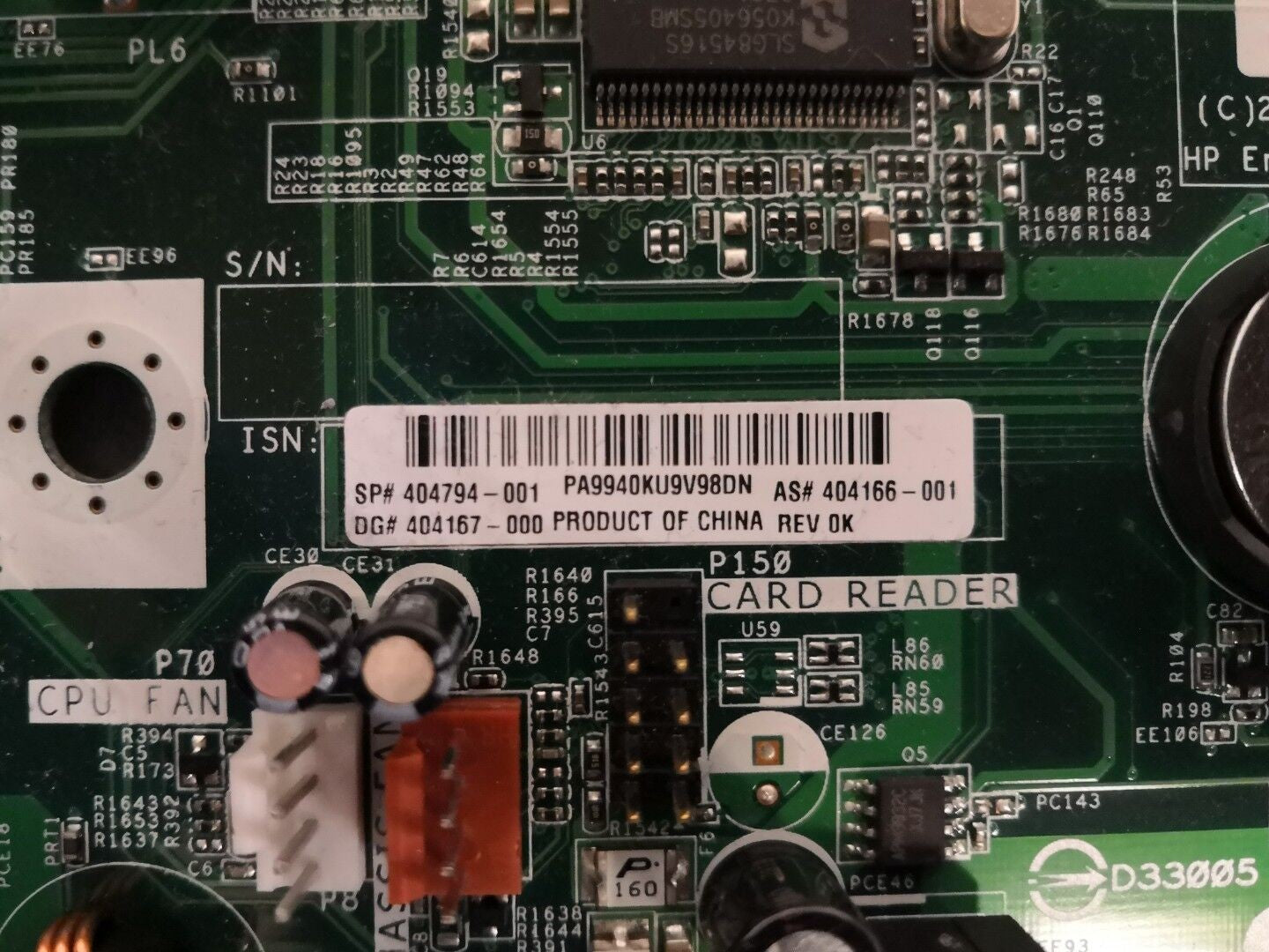+ 404794-001 HP DC5700 Mid Tower System Board 404166-001 404167-000 @@@