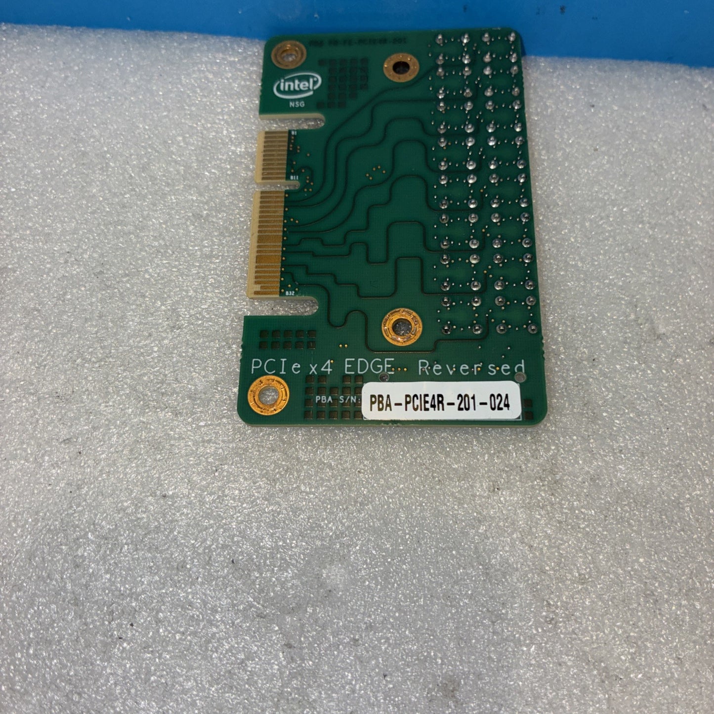 🔥 Intel NSG PBA-PCIE4R-201-024 PCIe x4 Edge Reversed Test Breakout Debug Board