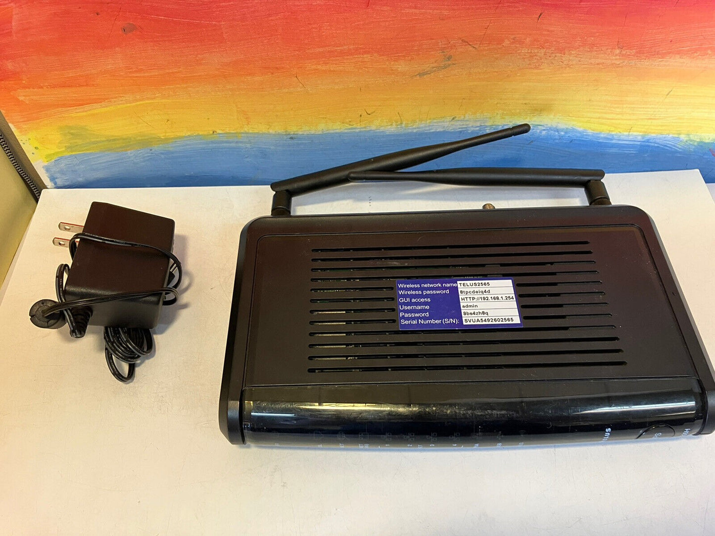 ~ Actiontec Model T1200H Wireless Router W/ AC