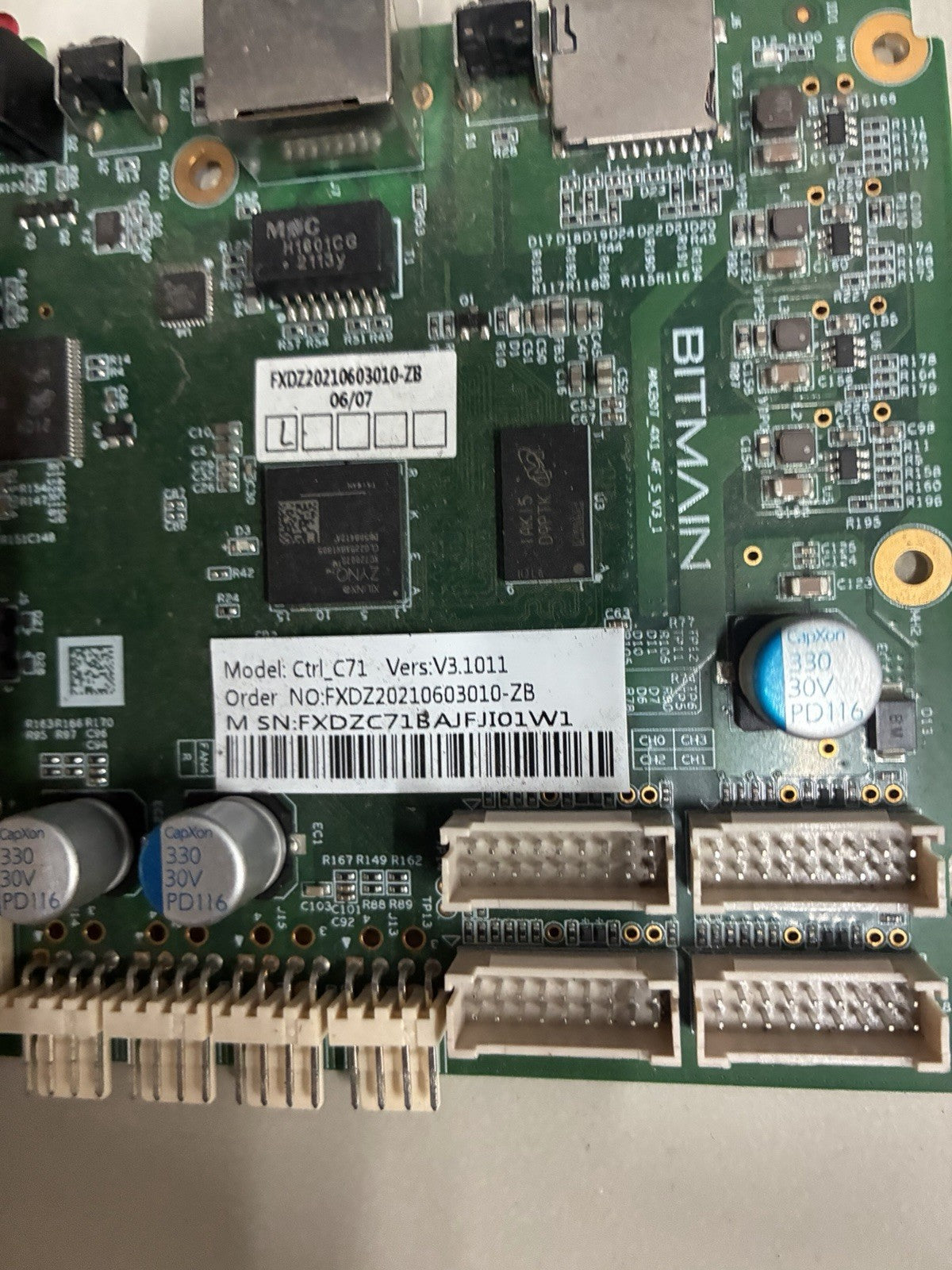 🔥 BITMAIN ANTMINER CONTROL BOARD - CTRL_C71 XILINX