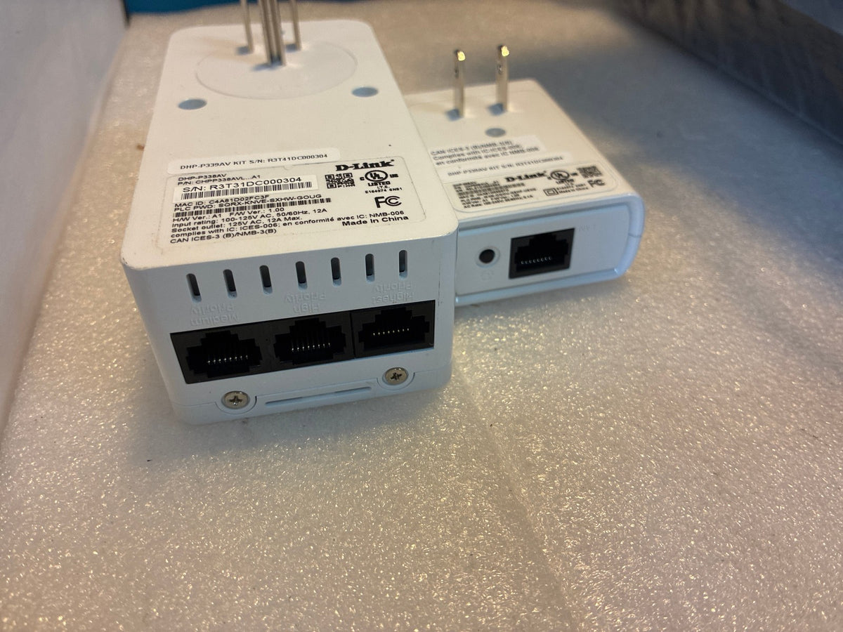 🔥 D-Link DHP-P339AV Powerline AV2 Adapter Kit White DHP-338AV DHP-308AV