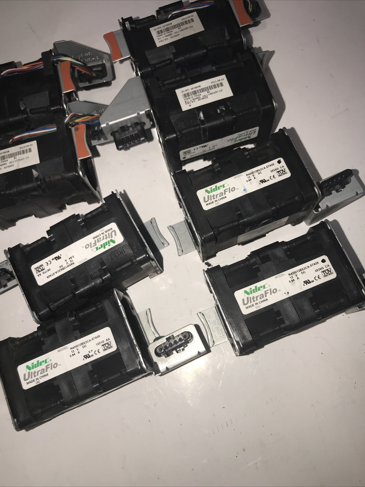 Lot of 12 IBM X3550 M2 M3 Cooling Fan Nidec R40W12BS2CA-57A05 43V6928 43V6929