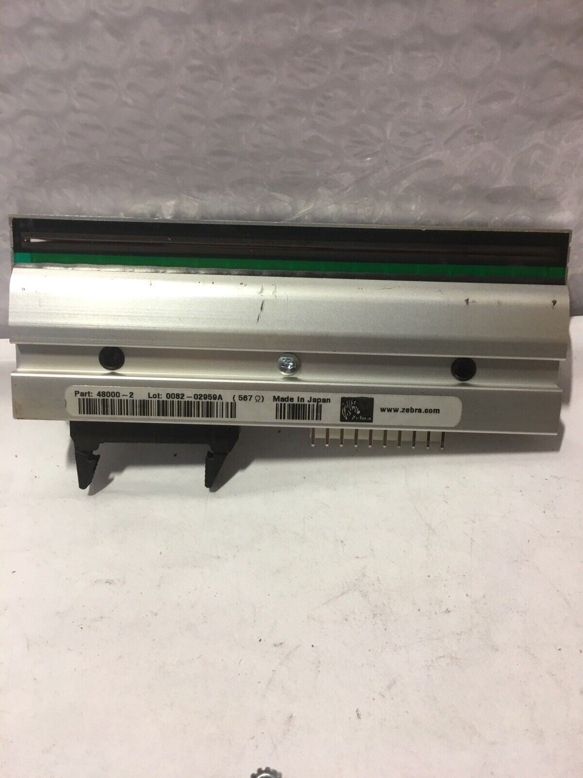 Zebra Printhead 48000-2 for Zebra 140Xi3, 140Xi3 Plus Label Printer, As Is