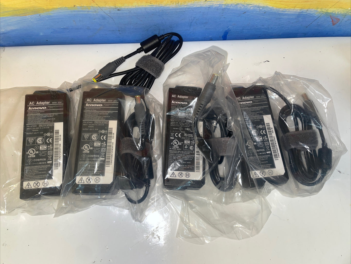 4× Lenovo 90W 20V 4.5A AC Adapter 42T4427 42T4431 42T4435 2T4439 45N0308 45N0312