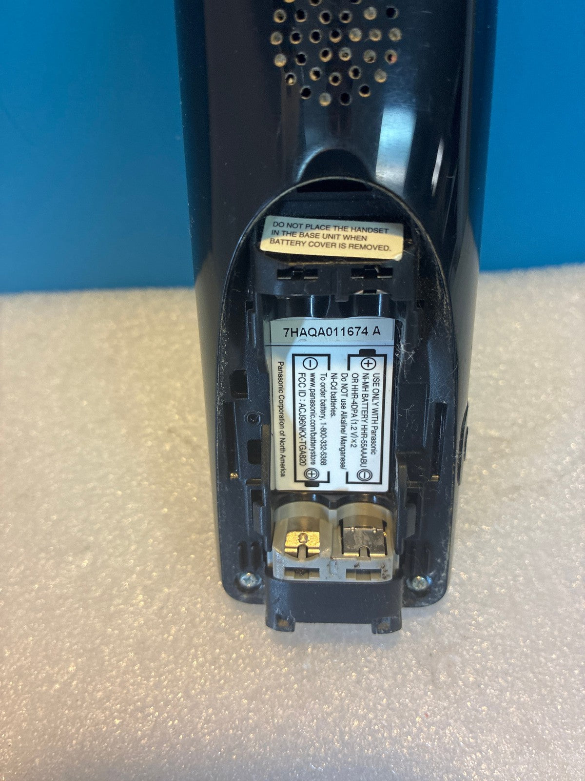 🔥 Panasonic KX-TGA820 Black Cordless Phone Handset Speakerphone Replacement