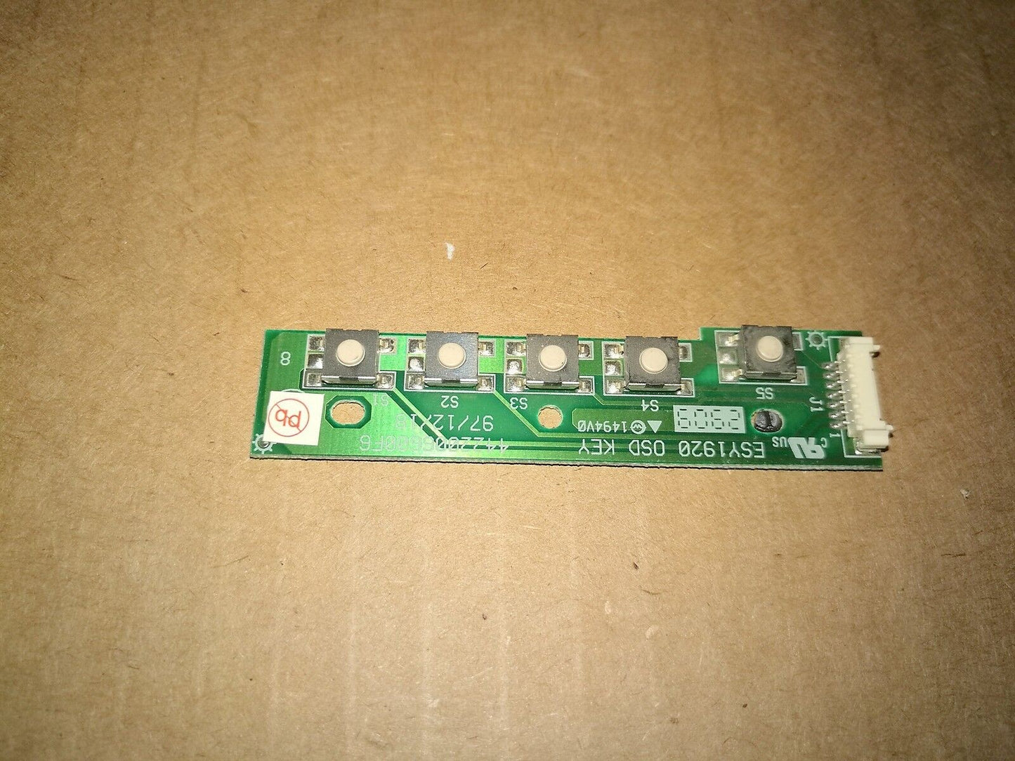 + KEY board 58190730500FA for Elo Touch Computer 2245 B.H. 19R1