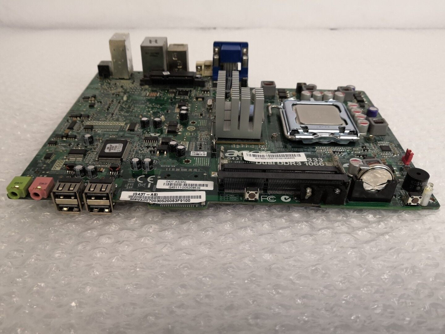 Acer Veriton L480G G43T-AS USFF Motherboard W/ INTEL CORE 2 DUO CPU