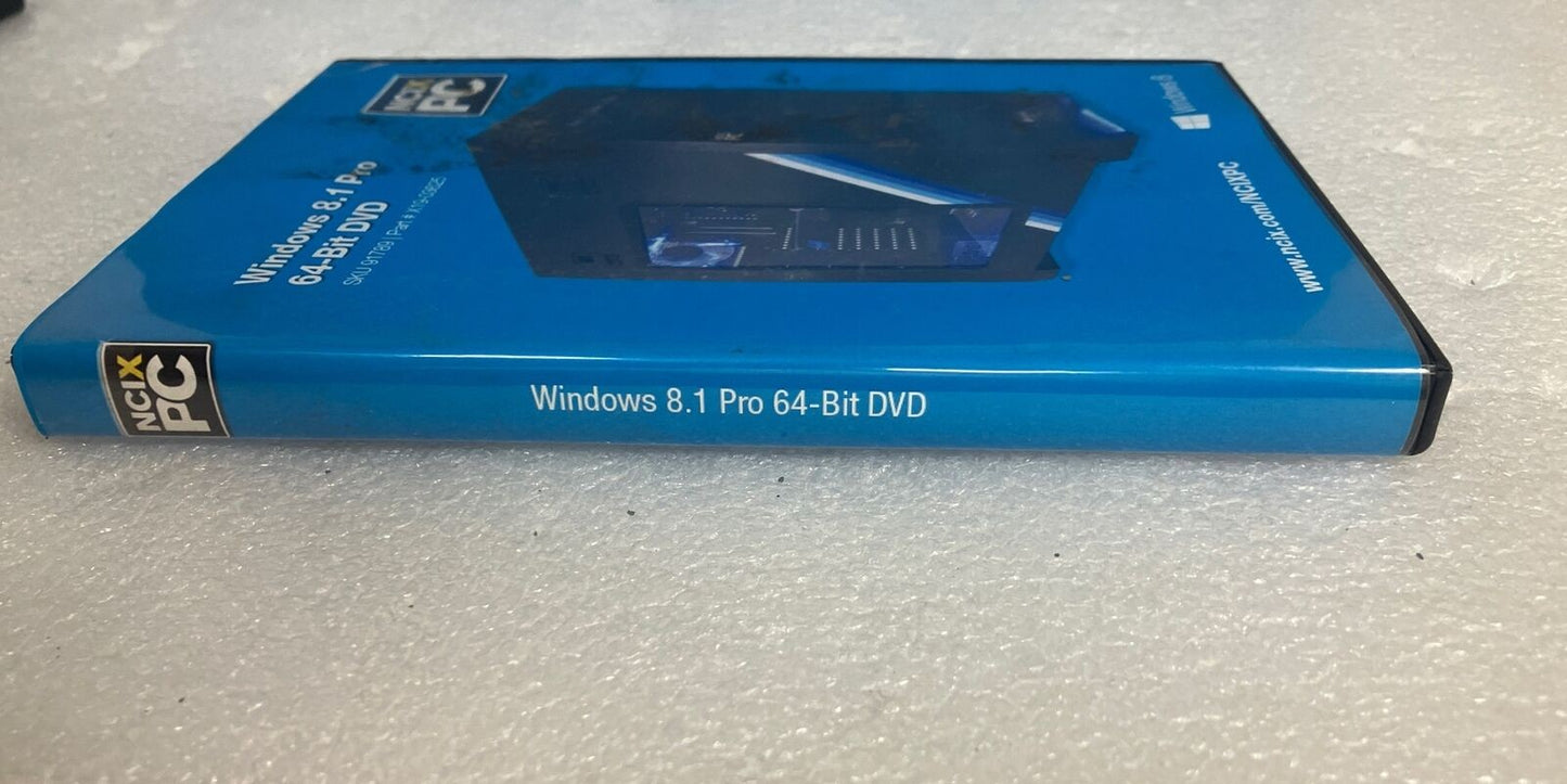 One NCIX PC Windows 8.1 Pro 64-Bit Installation DVD PN: X19-03625 (No Key) ~