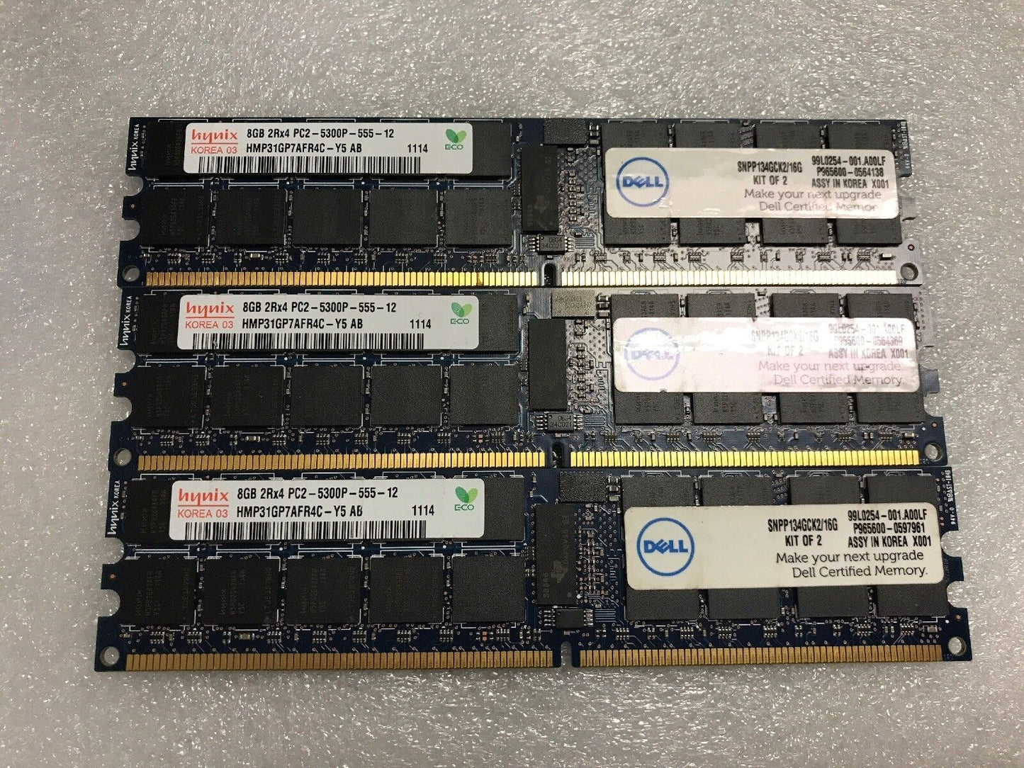 3 x 8GB Hynix HMP31GP7AFR4C-Y5 AB PC2-5300P 667MHz Ram @@@