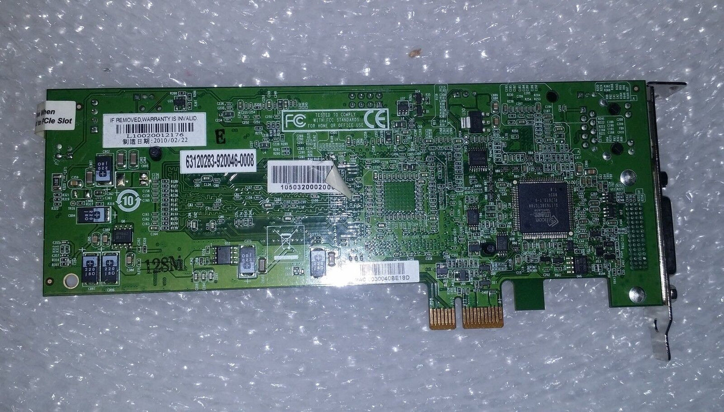 EVGA PCoIP Host Card PCIe x1 DMS-59 RJ45 Connector 128M