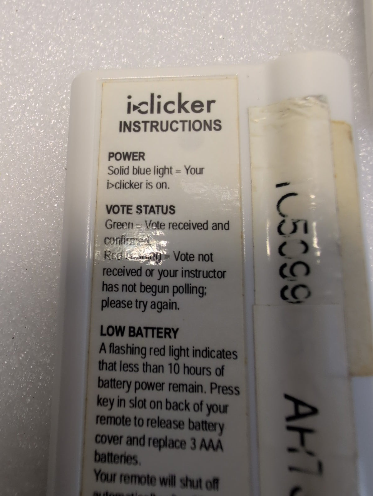 🎸 10x i-clicker Student Response System Remotes A-E Buttons (NO BATTERY)