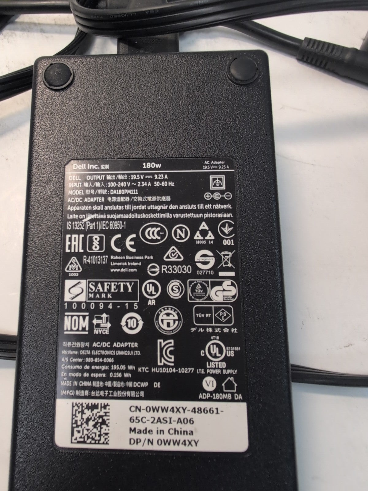 🔥 Dell WD15 K17A USB-C Docking Station 05FDDV With 9.23A Adapter Tested -