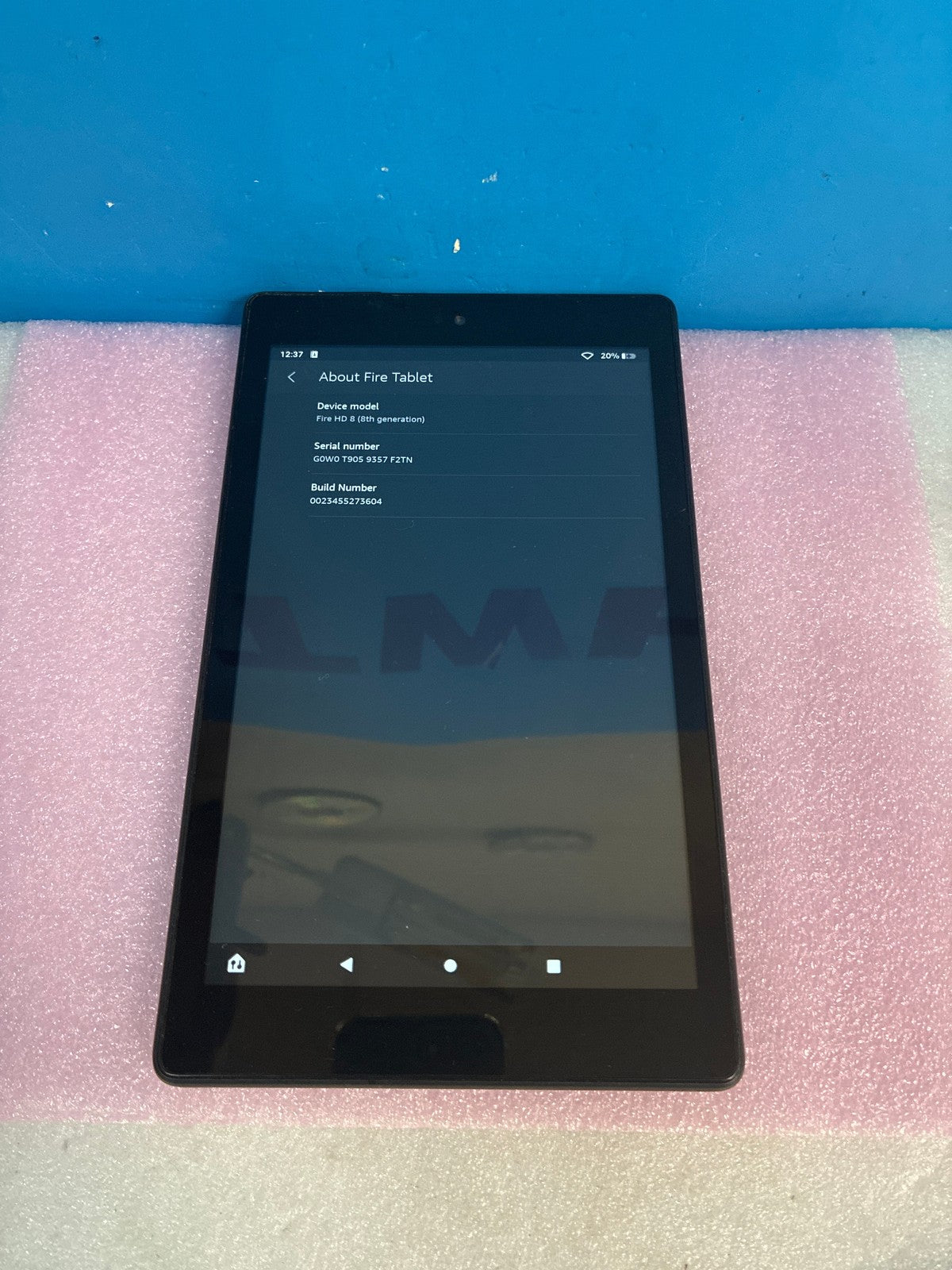 🔥 Amazon Fire HD 8 8th Generation Tablet Black 16GB Wi-Fi Used