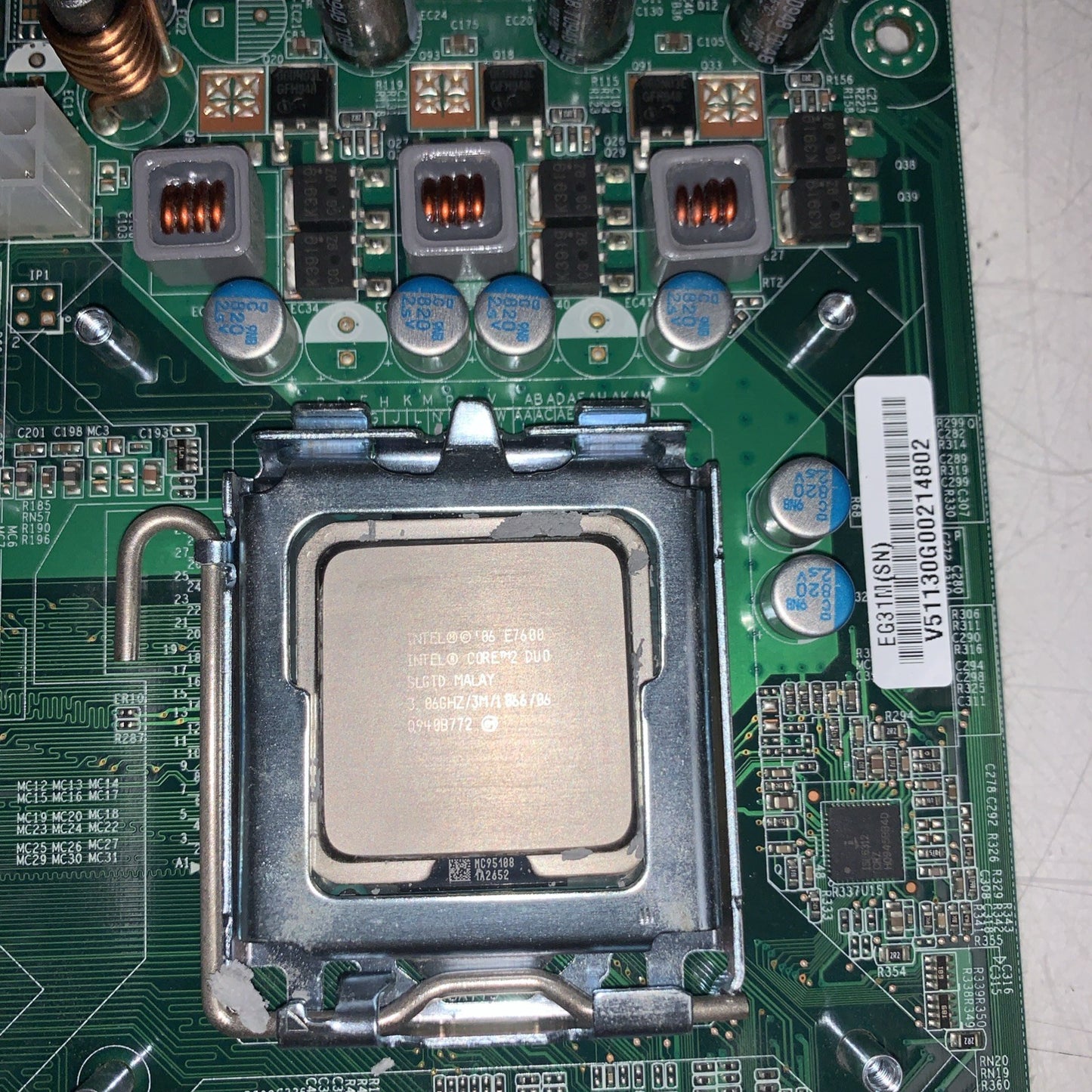 Acer EG31M V1.1 Motherboard+Intel Dual-Core E7400 LGA775