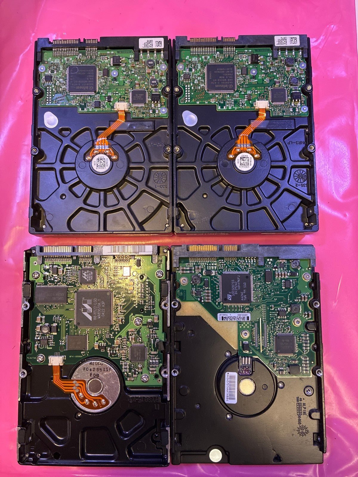 🔥 4x Vintage 80GB 3.5" SATA Hard Drives - (1000+ days lifetime remaining)