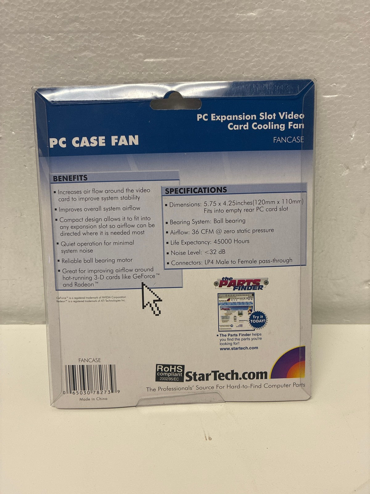 🔥 StarTech.com FANCASE Expansion Slot PC Video Card Cooling Fan Black