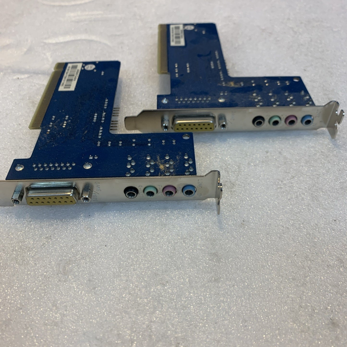 Lot of 2 AOpen Cobra AW840 4 Channels 16-bit PCI Interface Sound Card