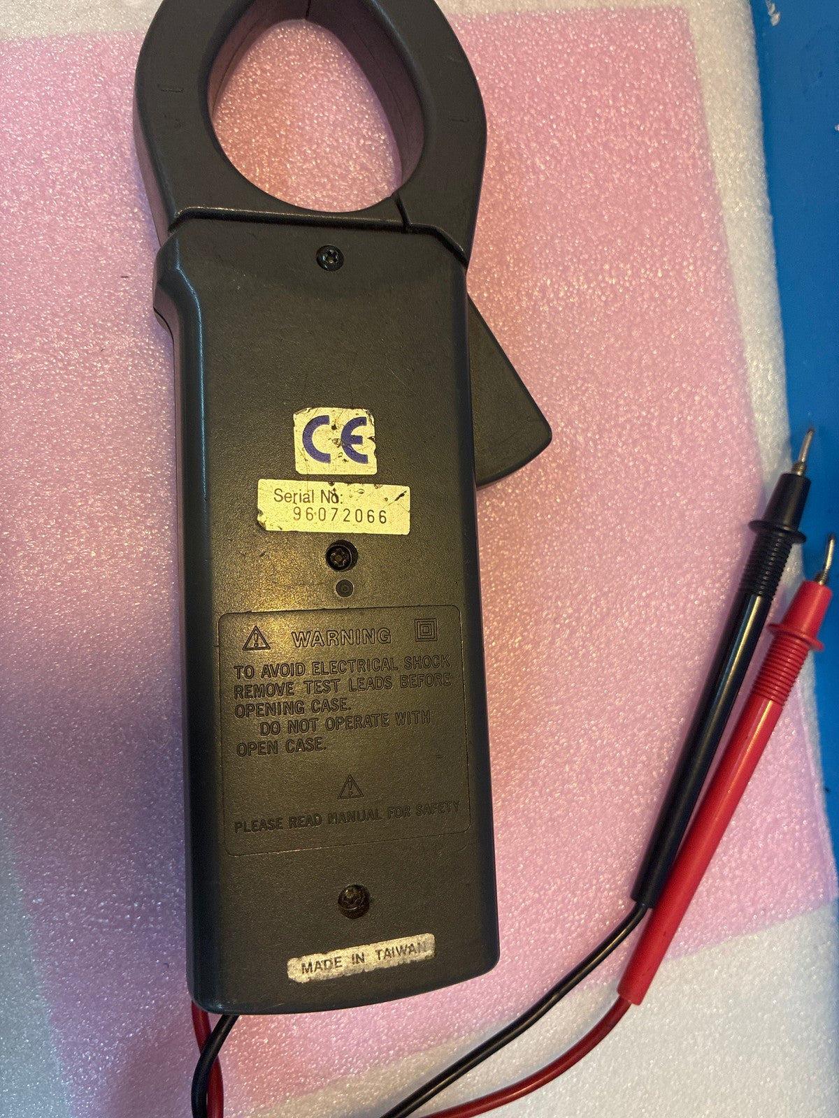 🔥 TES 3040 Digital Clamp Meter with Test Leads, LCD Display, AC/DC Voltage