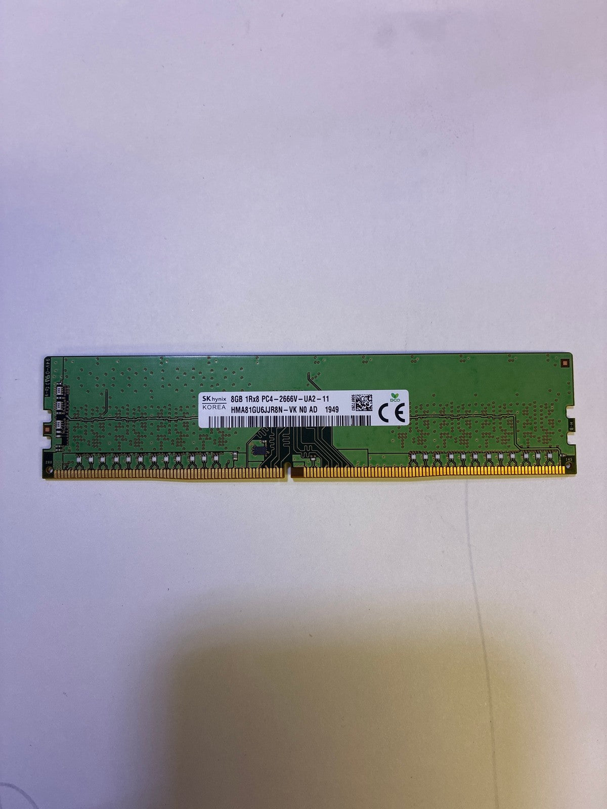 🔥 SK Hynix 8GB DDR4-2666 PC4-2666V DIMM Desktop RAM HMA81GU6JJR8N-VK