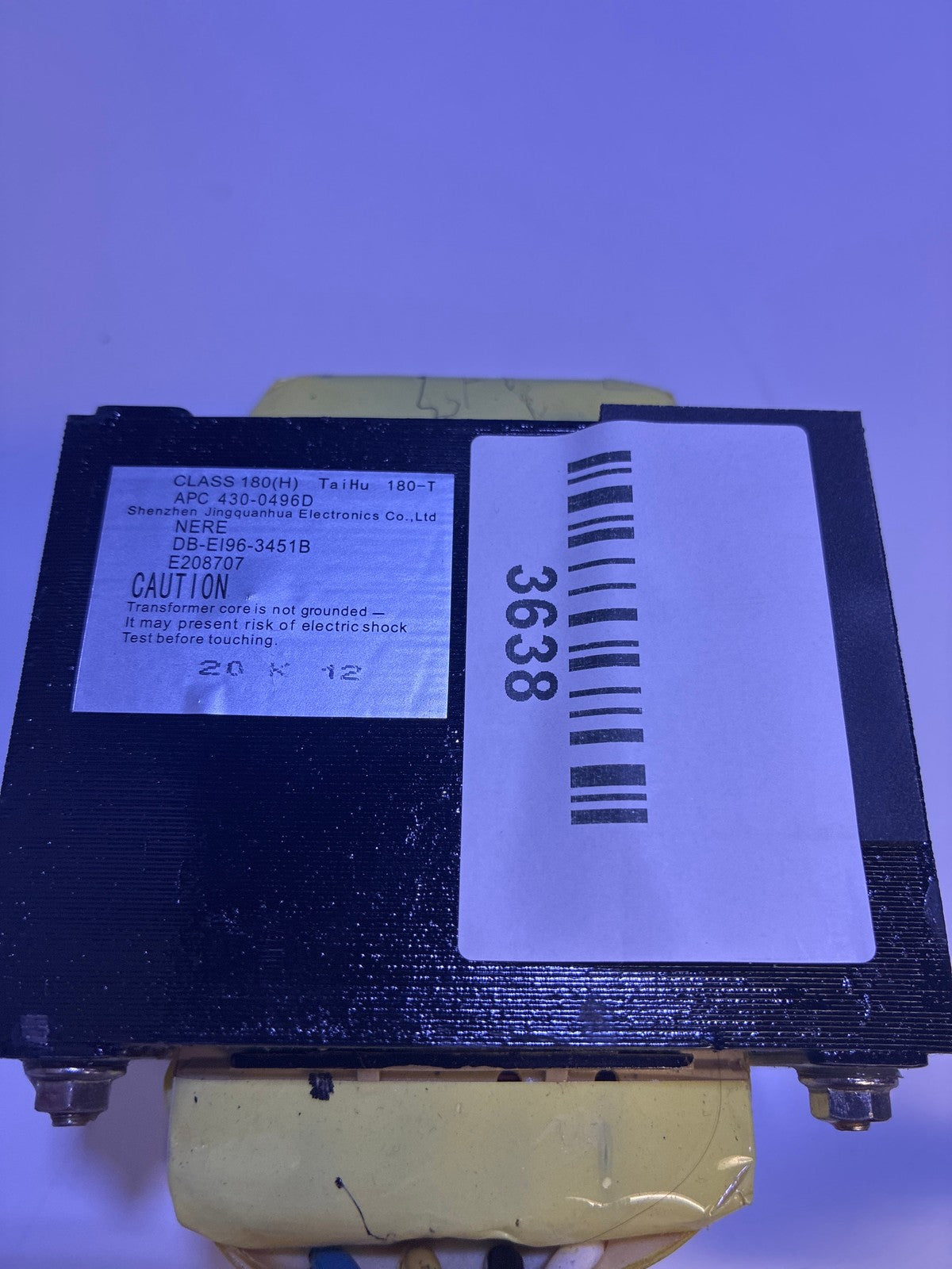 🔥 Shenzhen Jingquanhua TaiHu 180-T DB-EI96-3451B Class 180(H) Power Transformer