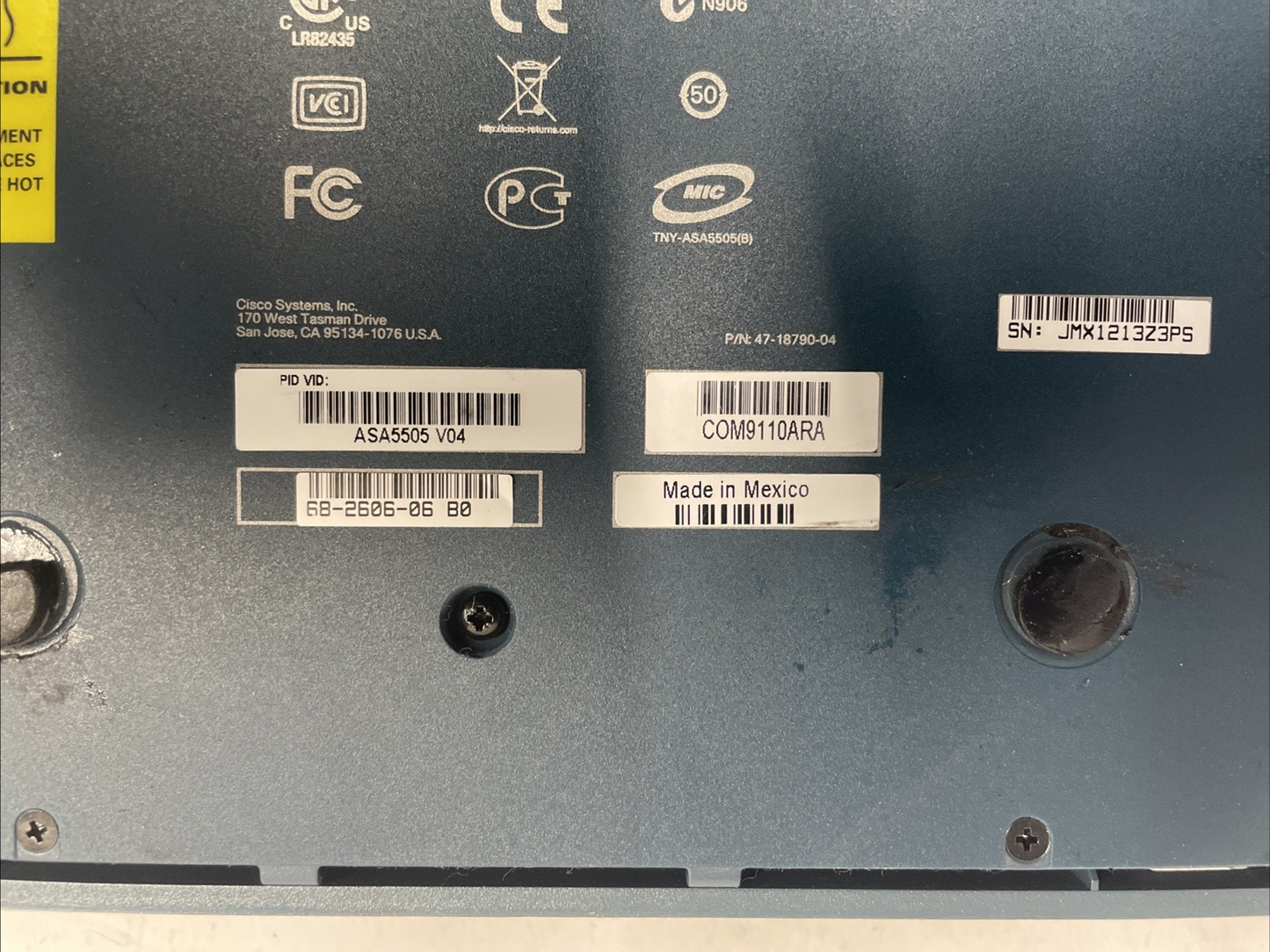 Cisco ASA 5505 V04 Adaptive Security Appliance SWITCH- New other +