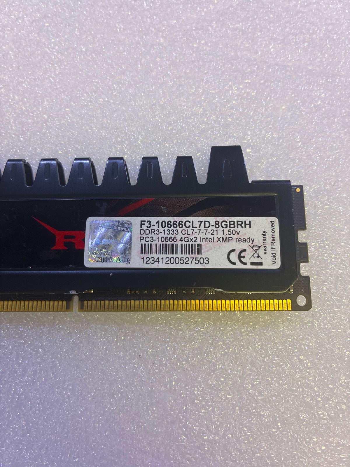 🔥 G.Skill Ripjaws DDR3-1333 4GB Desktop RAM DIMM CL7 PC3-10666 F3-10666CL7D