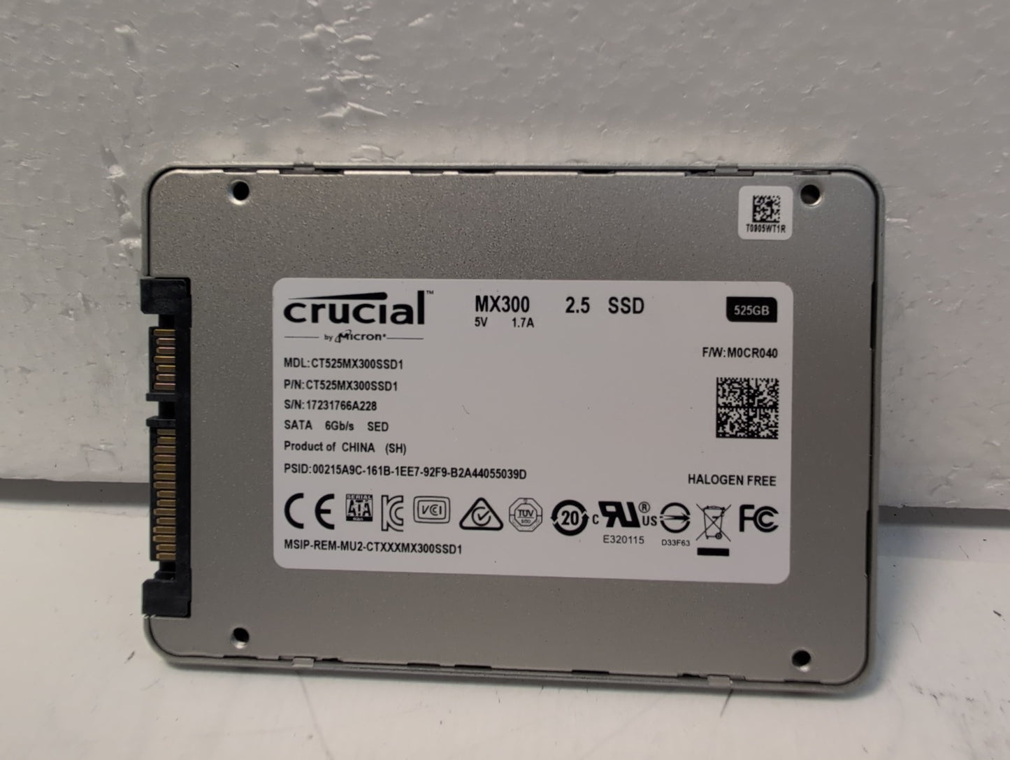 🔥 Crucial MX300 CT525MX300SSD1 525GB 2.5" SATA Solid State Drive Tested -
