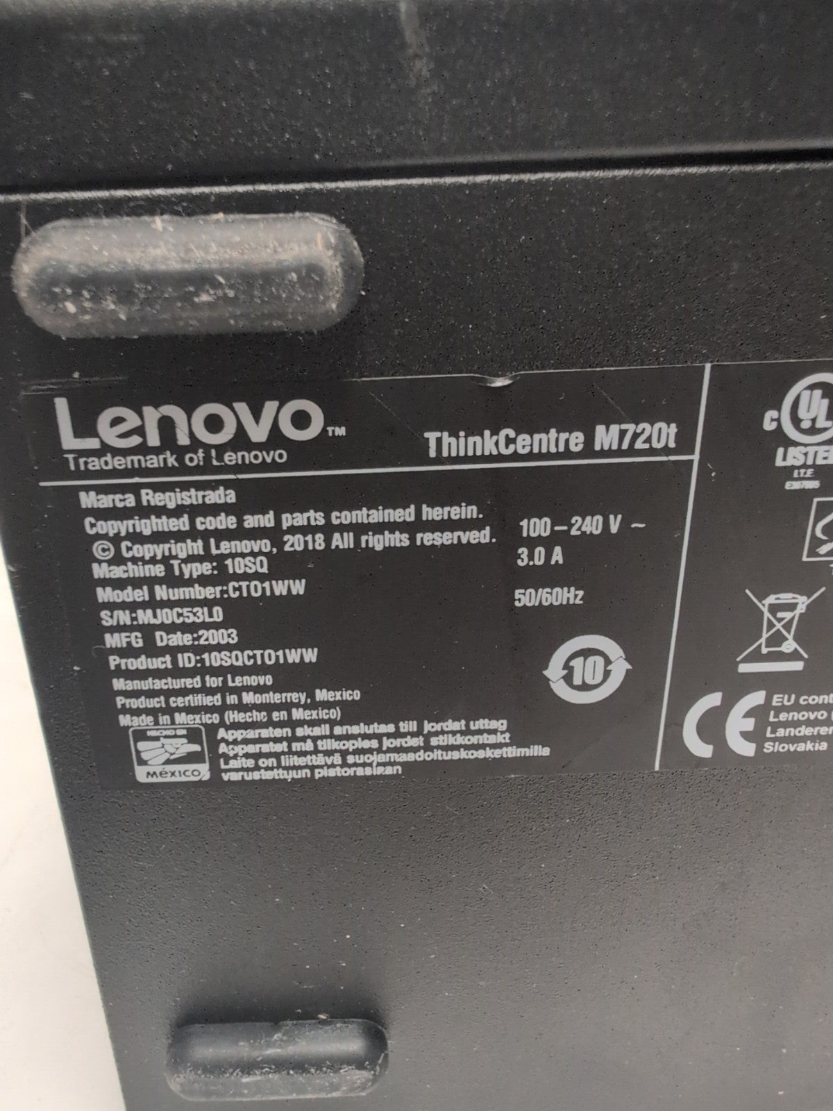 🔥 NICE Lenovo ThinkCentre M720t Desktop i5-8500 CPU/ 8GB RAM/256GB SSD/Win11 -