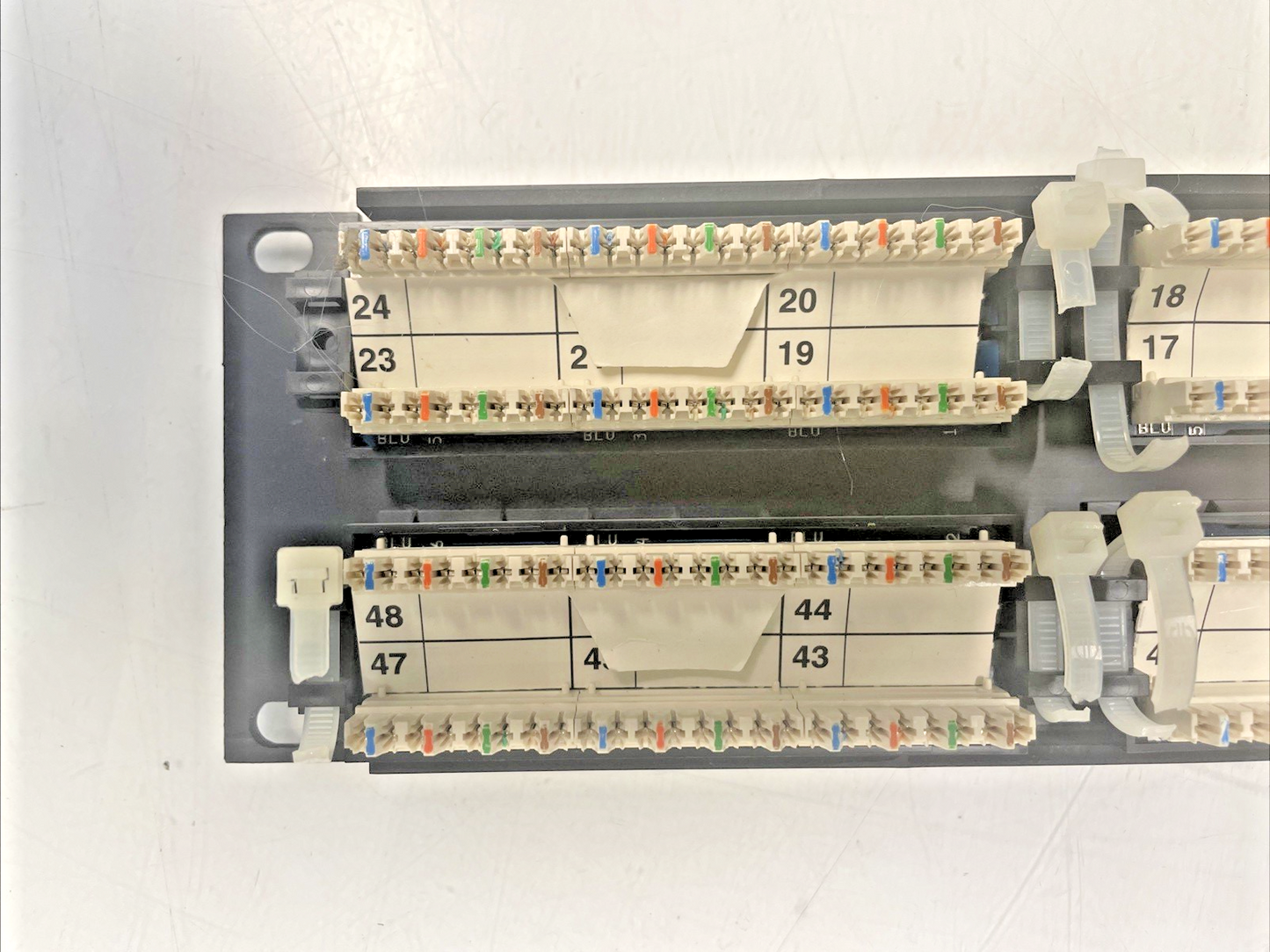 🔥AMP NetConnect Cat 5 48 Port Patch Panel. (10 Available)