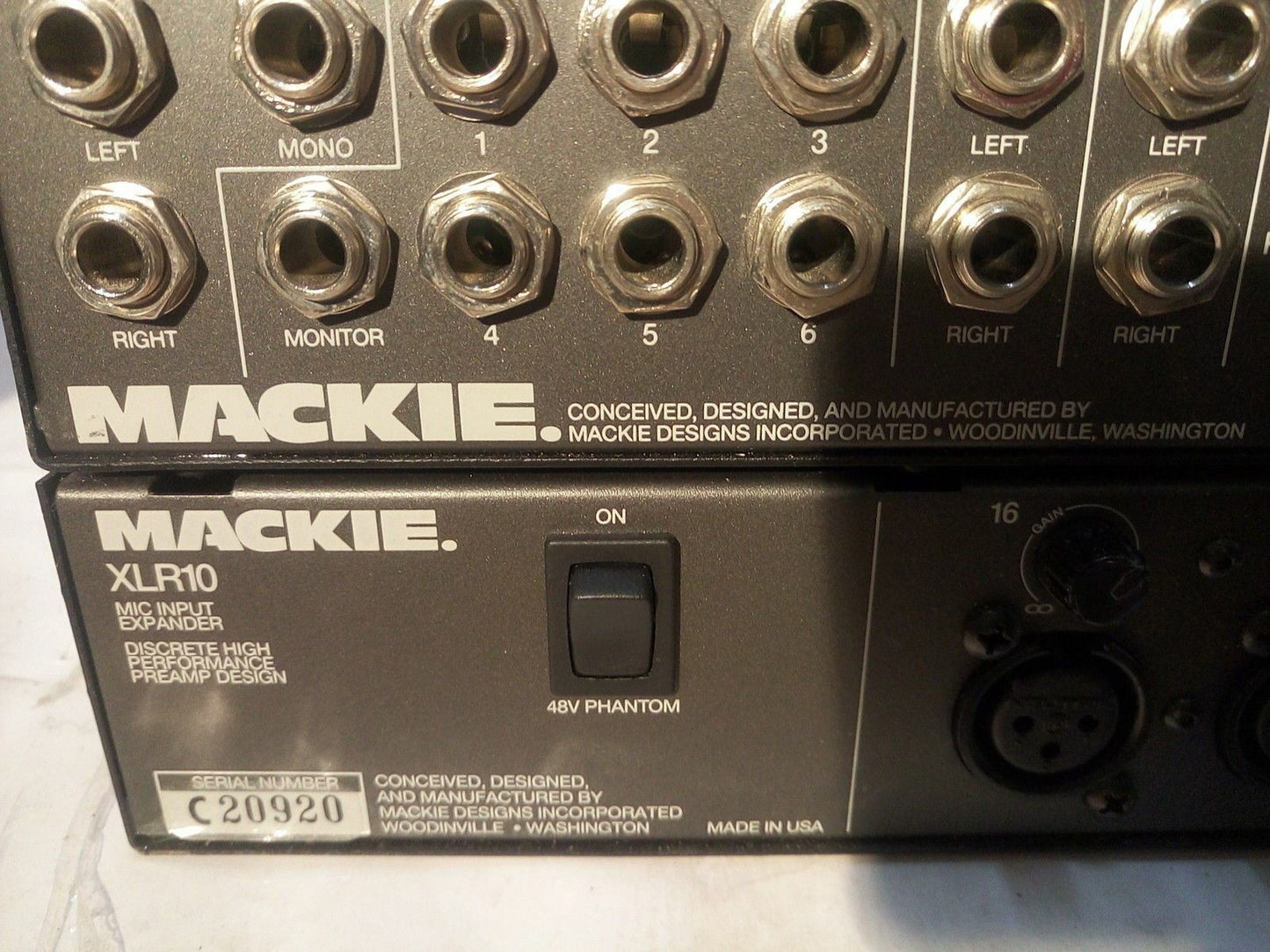 - (1x KNOB ONLY) For Mackie CR1604 16-Channel MIC/LINE Mixer
