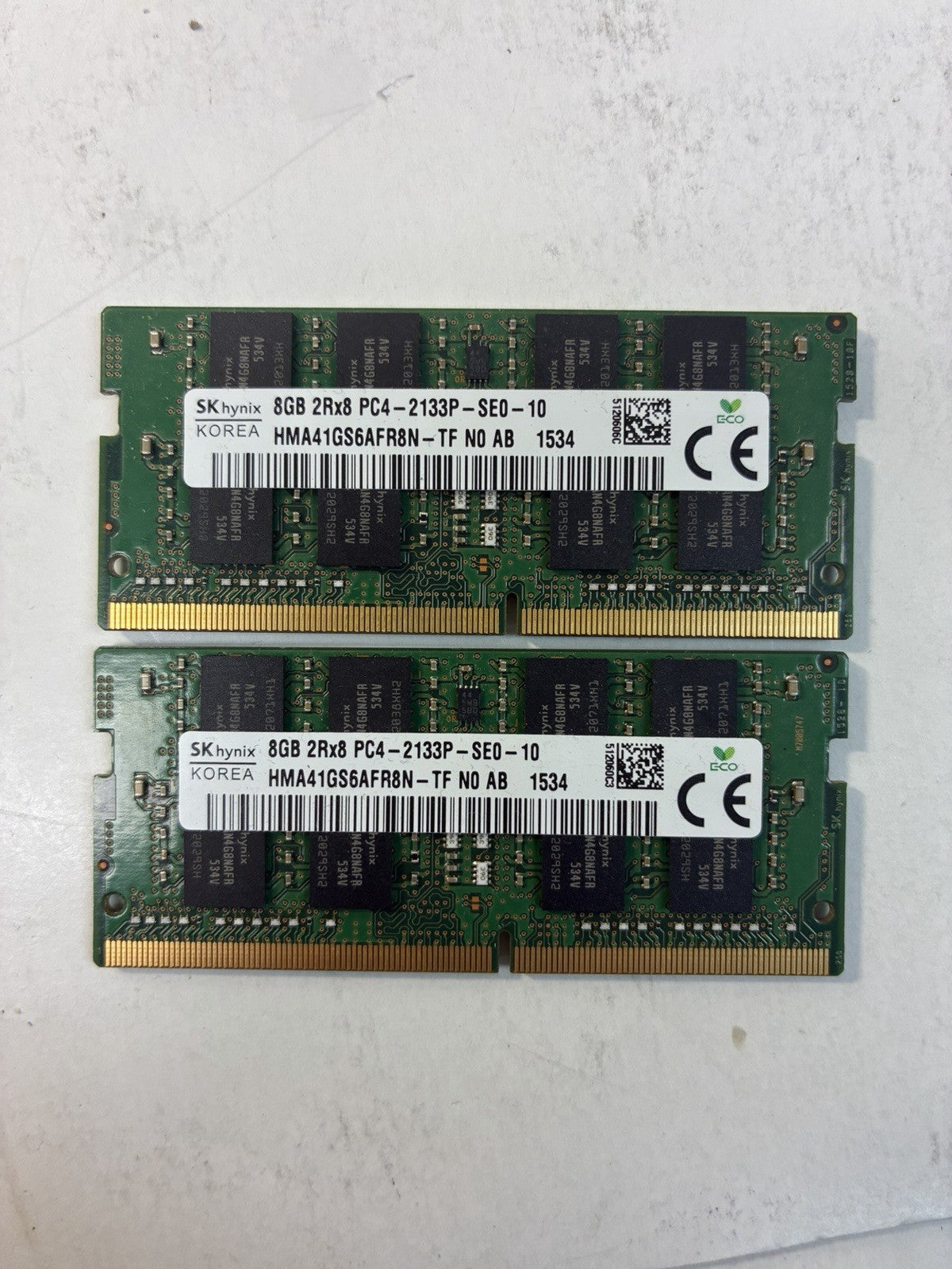 16GB =2x 8GB 🔥 HMA41GS6AFR8N-TF SK Hynix DDR4-2133 Memory Module
