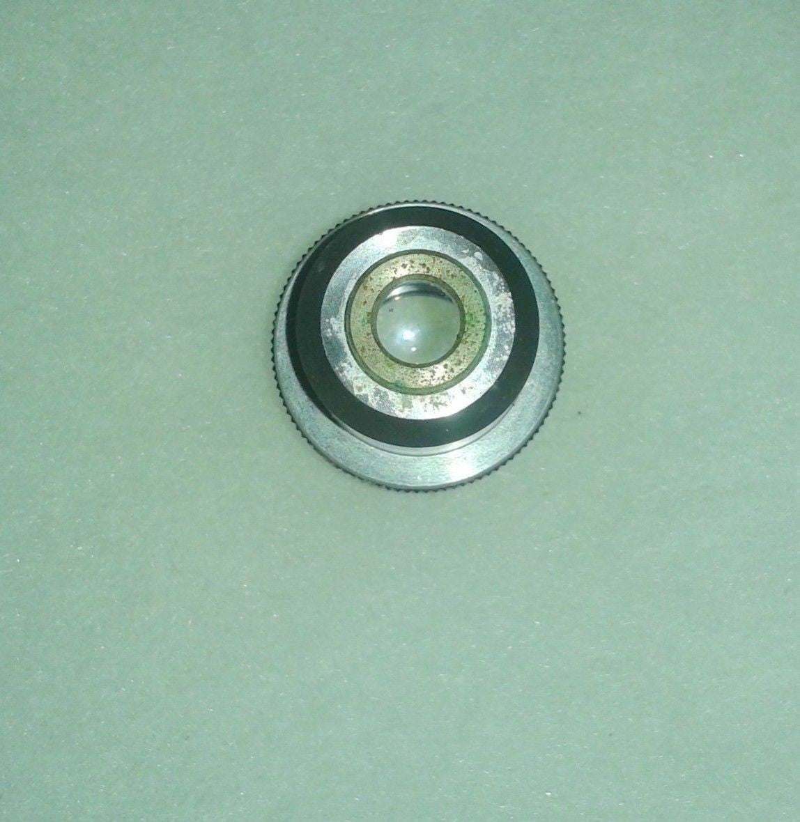 Lens of Zeiss Axioskop FS Fluorescent Binocular Microscope