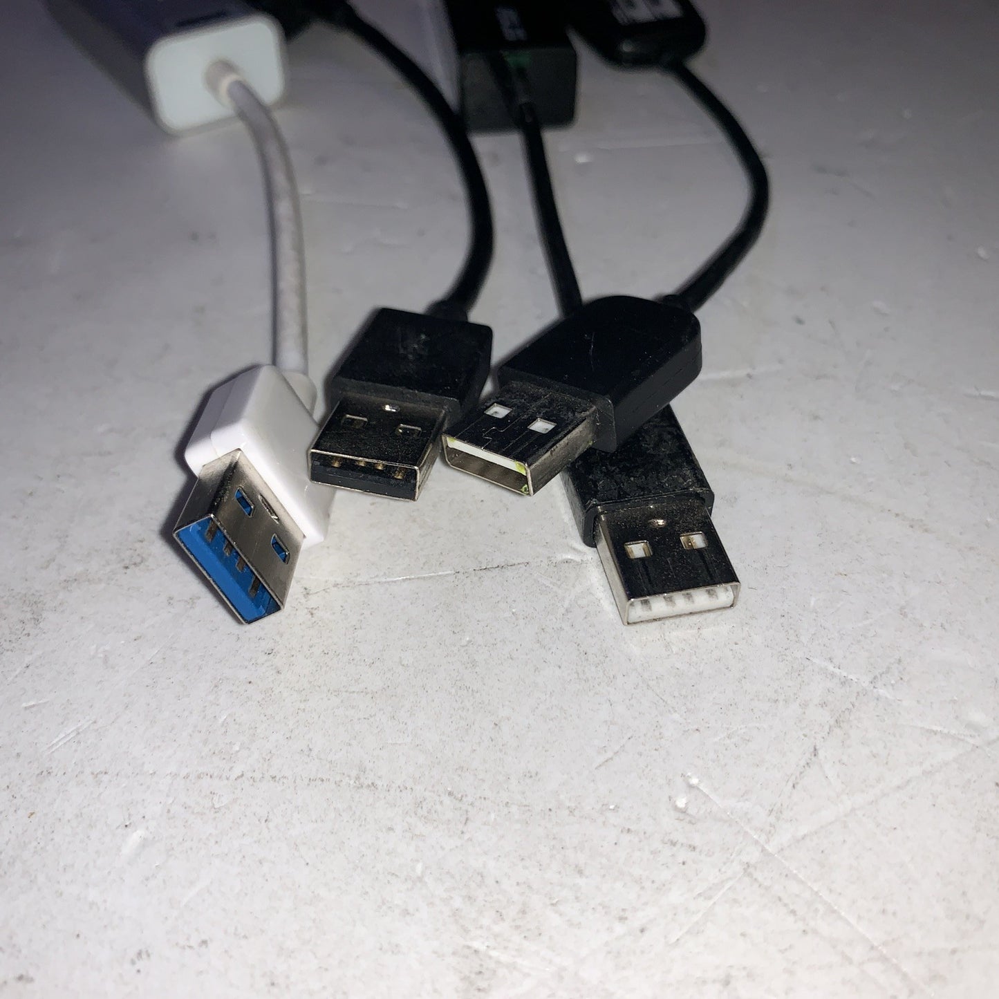 Lot of 4 USB 2.0 to RJ45 Cable Adapter Interface Connect Device