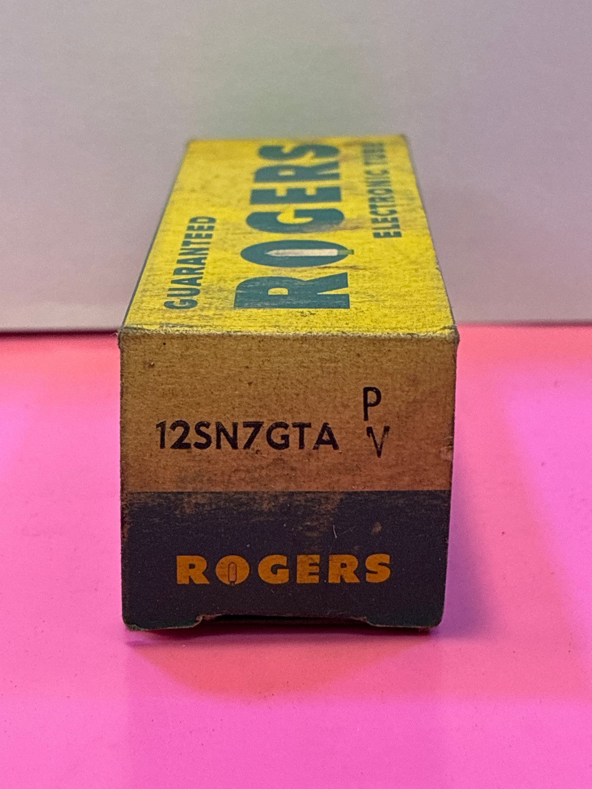 🔥 Rogers 12SN7GTA Vacuum Tube NOS in Original Box Vintage Audio